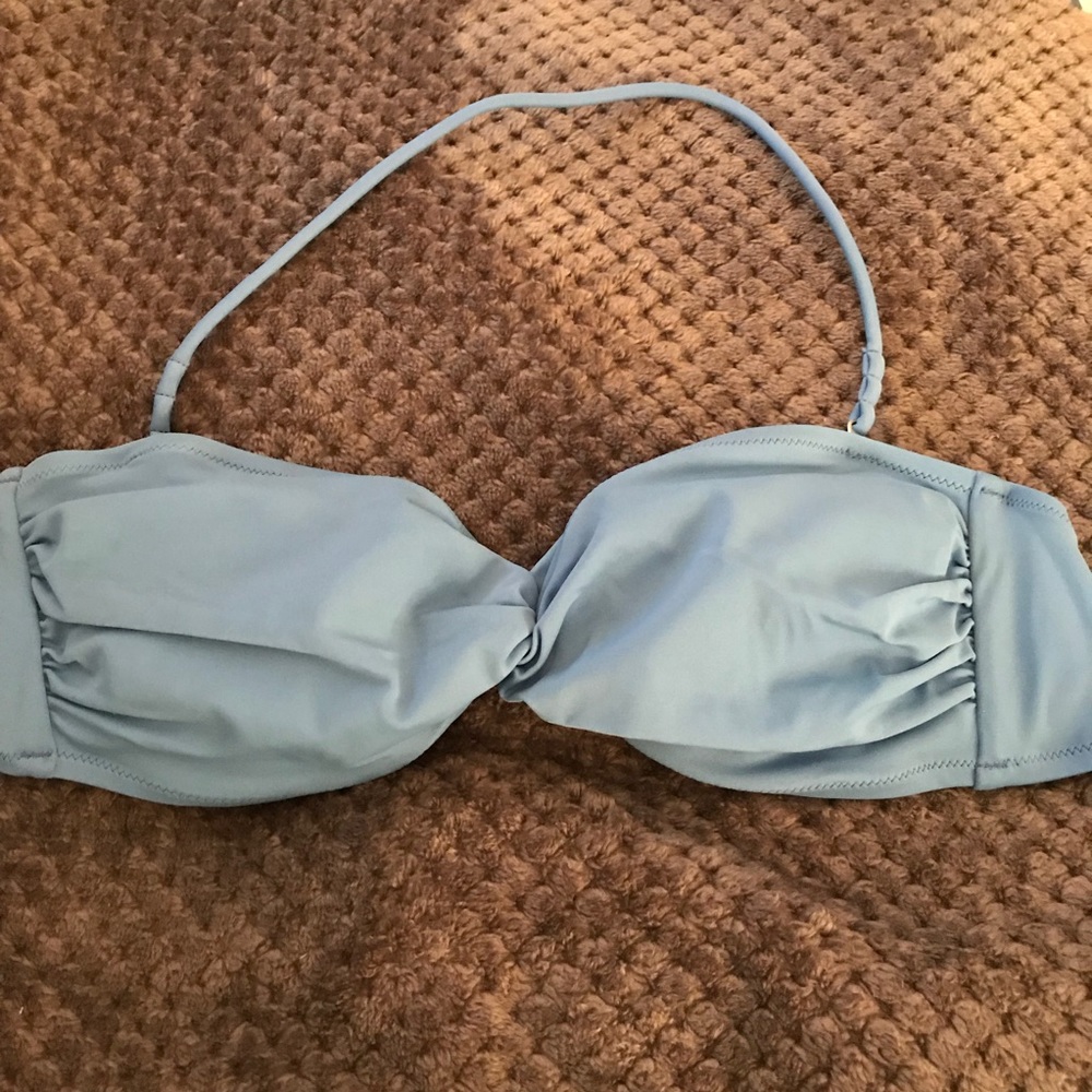 Victoria’s Secret Blue Bandeau Bikini Top
